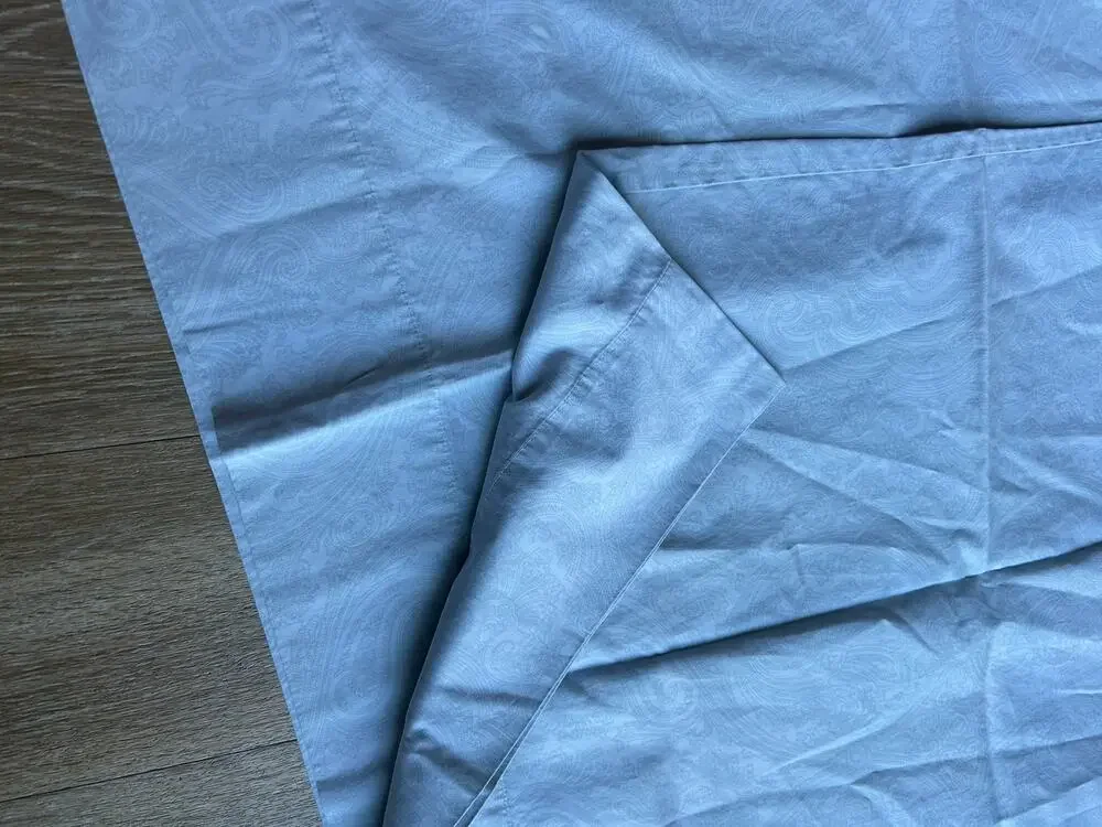 American living luxurycottage StandardPillowcase Set BluePaisley Bedding Lot of2